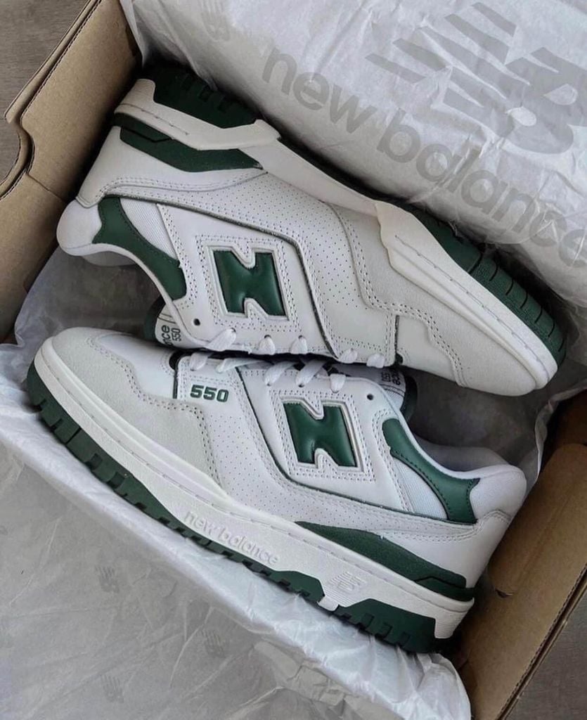(ORDER) New Balance 550 White Green BB550WT1