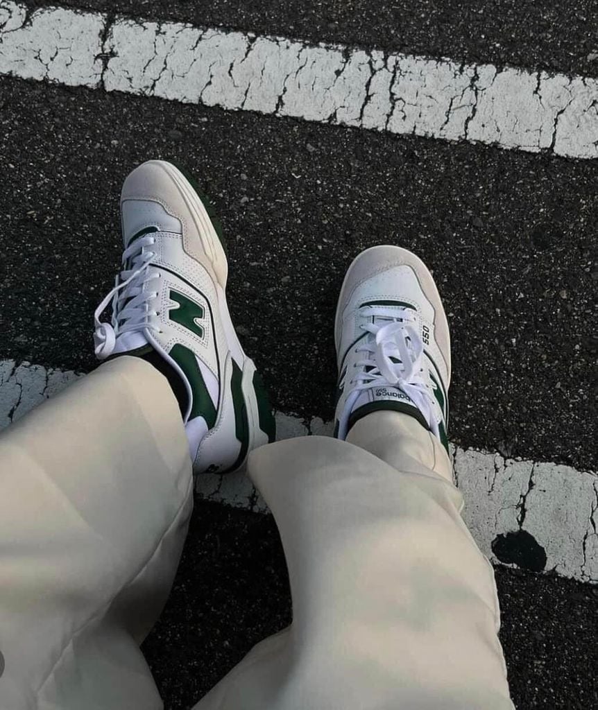 New Balance 550 White Green BB550WT1