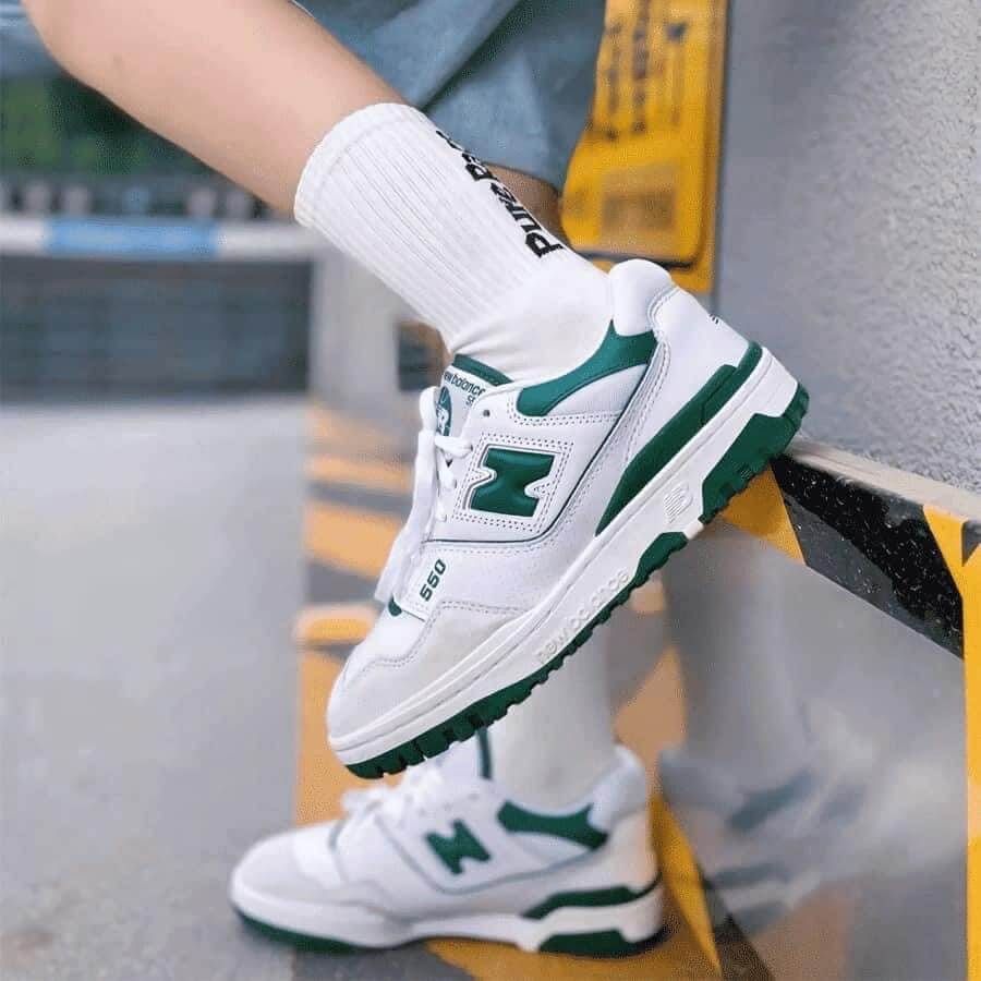 New Balance 550 White Green BB550WT1