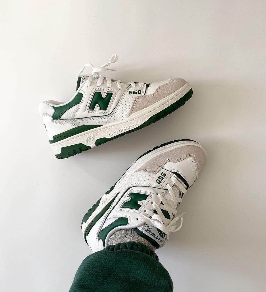 New Balance 550 White Green BB550WT1