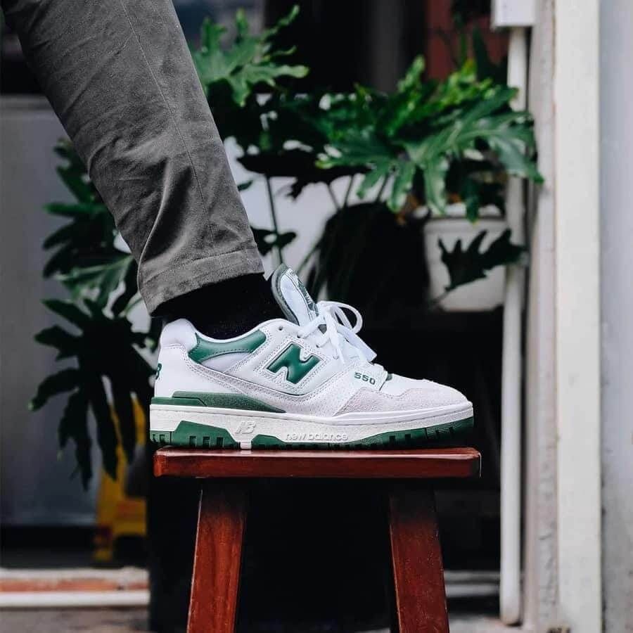 New Balance 550 White Green BB550WT1