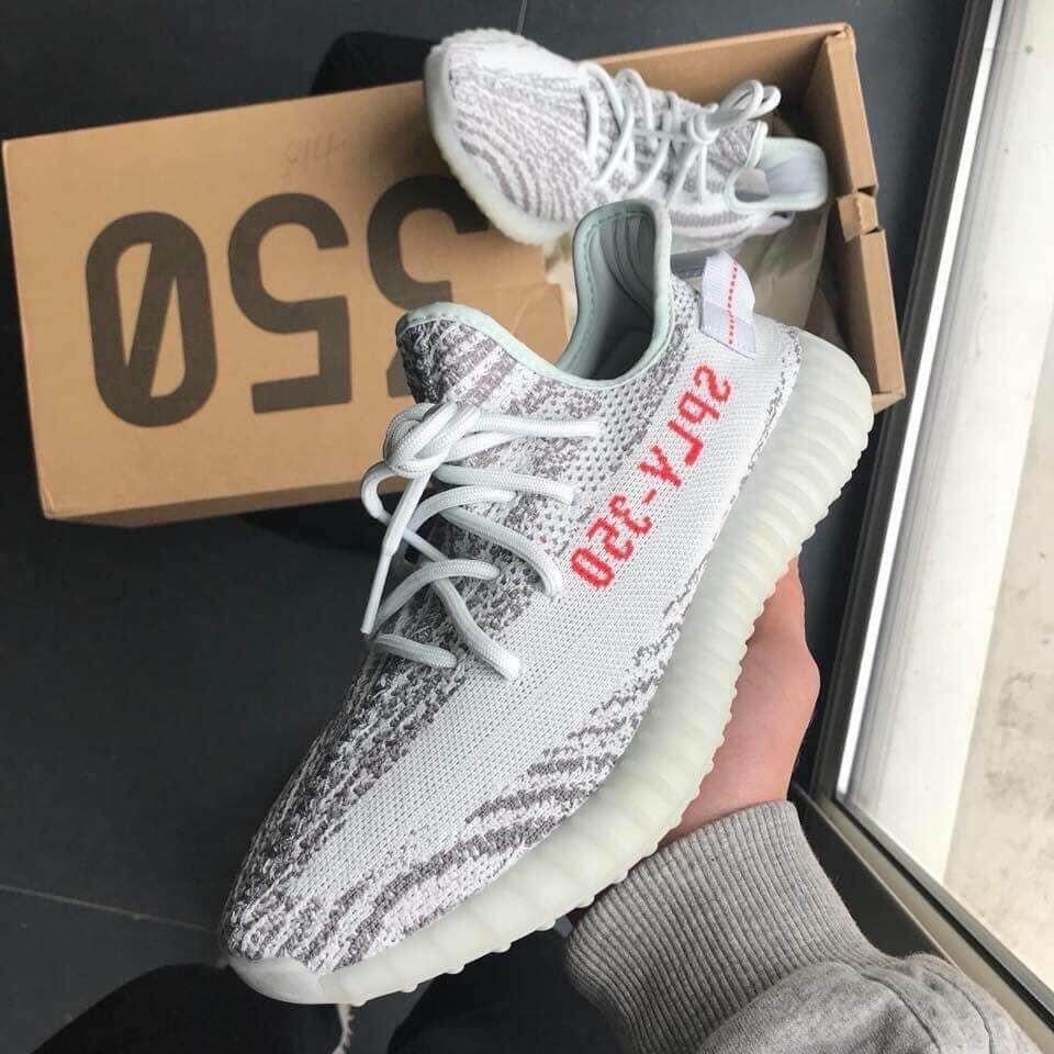Giay Adidas Yeezy 350 Blue Tint B37571 Best Quality