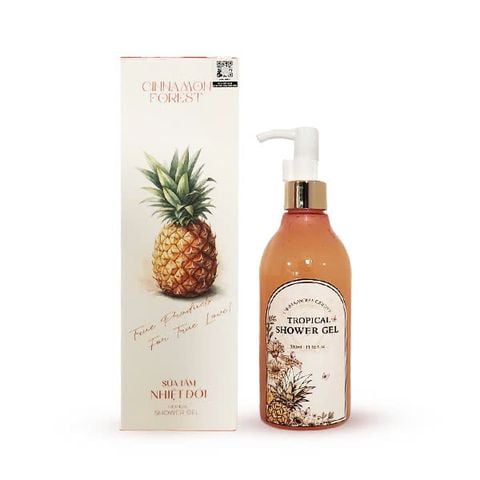  Sữa Tắm Nhiệt Đới - Cinnamon Forest - Lưu Hương Lâu , Dưỡng Da , Sạch Sâu , Giữ Ẩm 