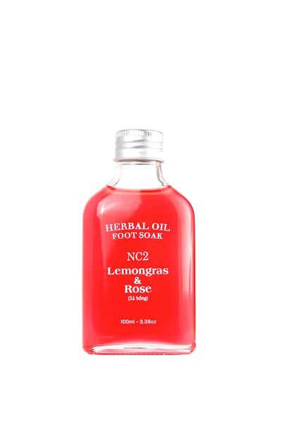  Cao Ngâm Chân Sả Hồng #NC2 - Herbal Oil Foot Soak Lemongrass & Rose #NC2 