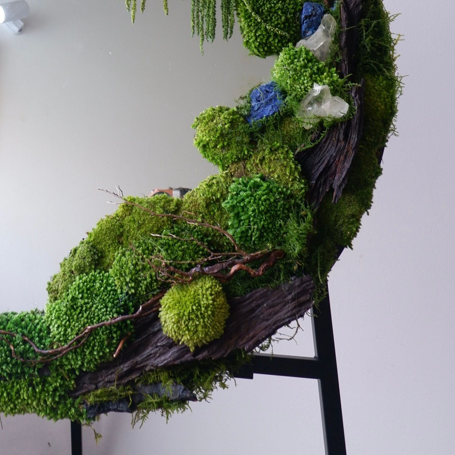  Gương trang trí rêu Moss Mirror 
