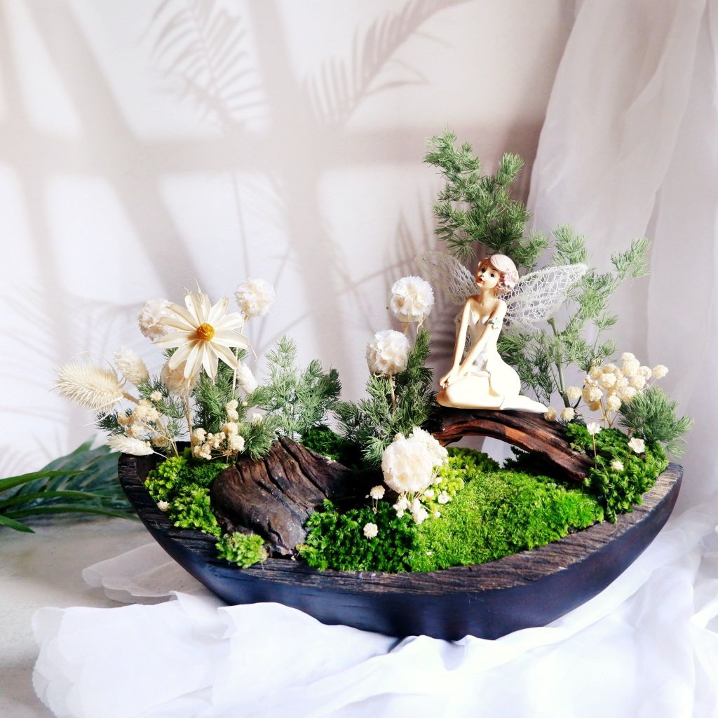  Chậu Rêu trang trí nàng tiên Moss Bowl 