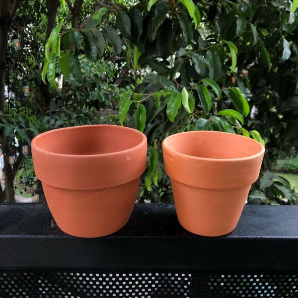  Chậu đất nung trồng cây size nhỏ 