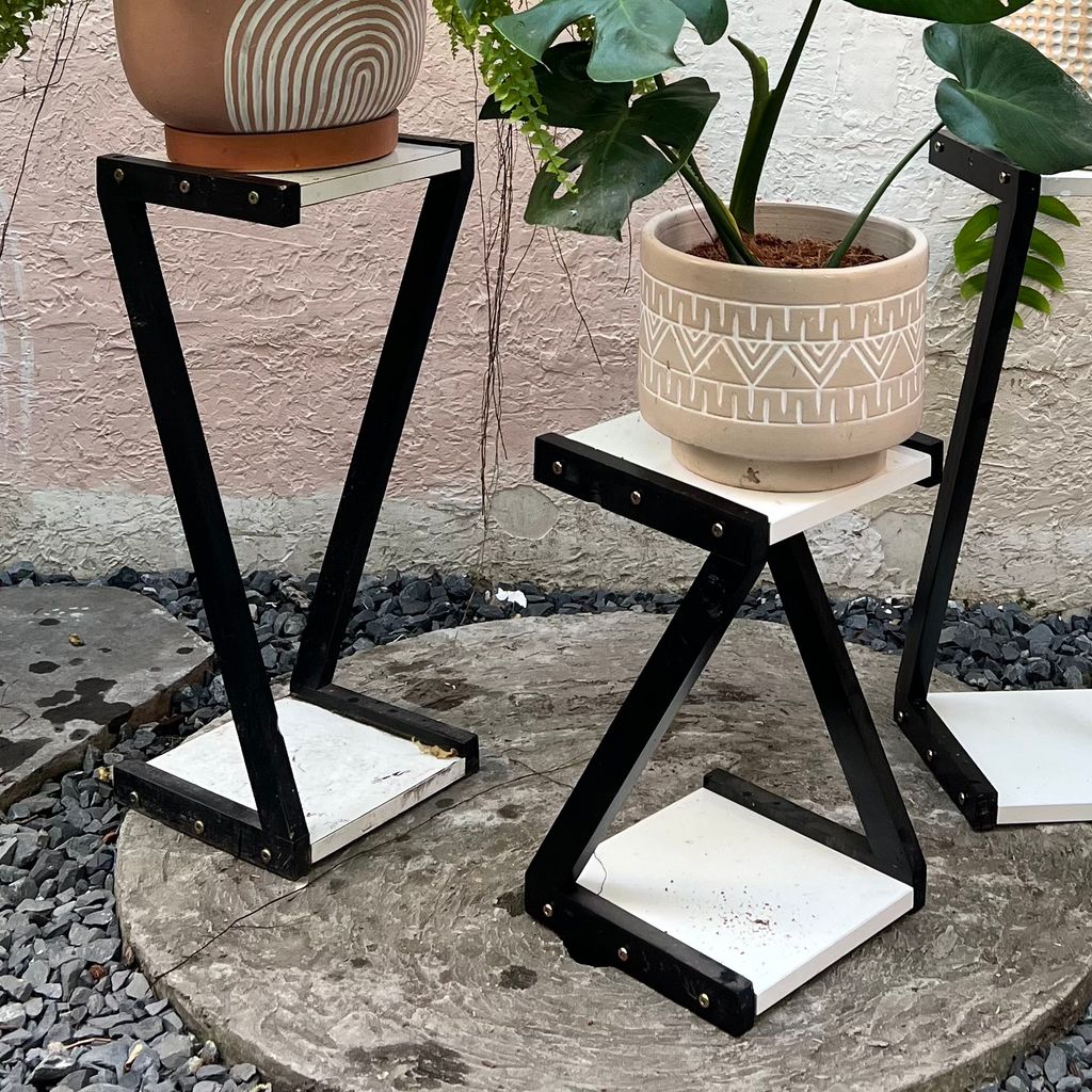  Đôn hình chữ Z trang trí sân vườn 