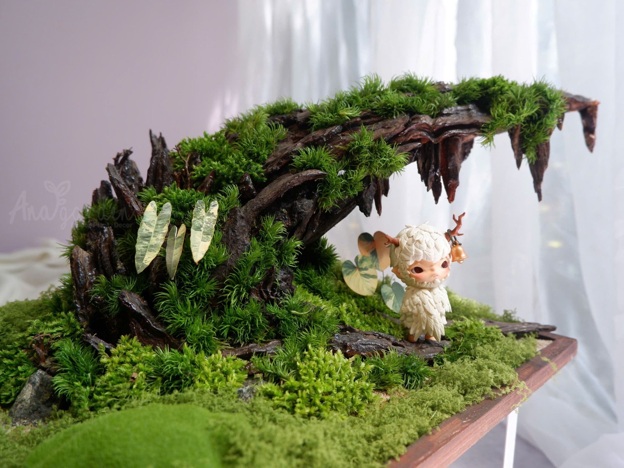  Tiểu cảnh rêu trang trí nội thất 01 
