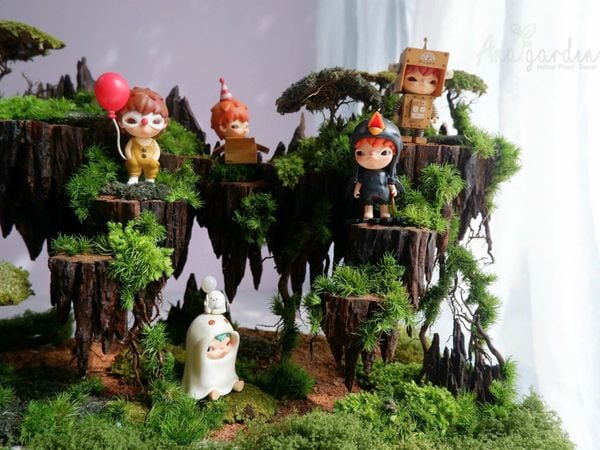  Tiểu cảnh rêu trang trí nội thất 03 