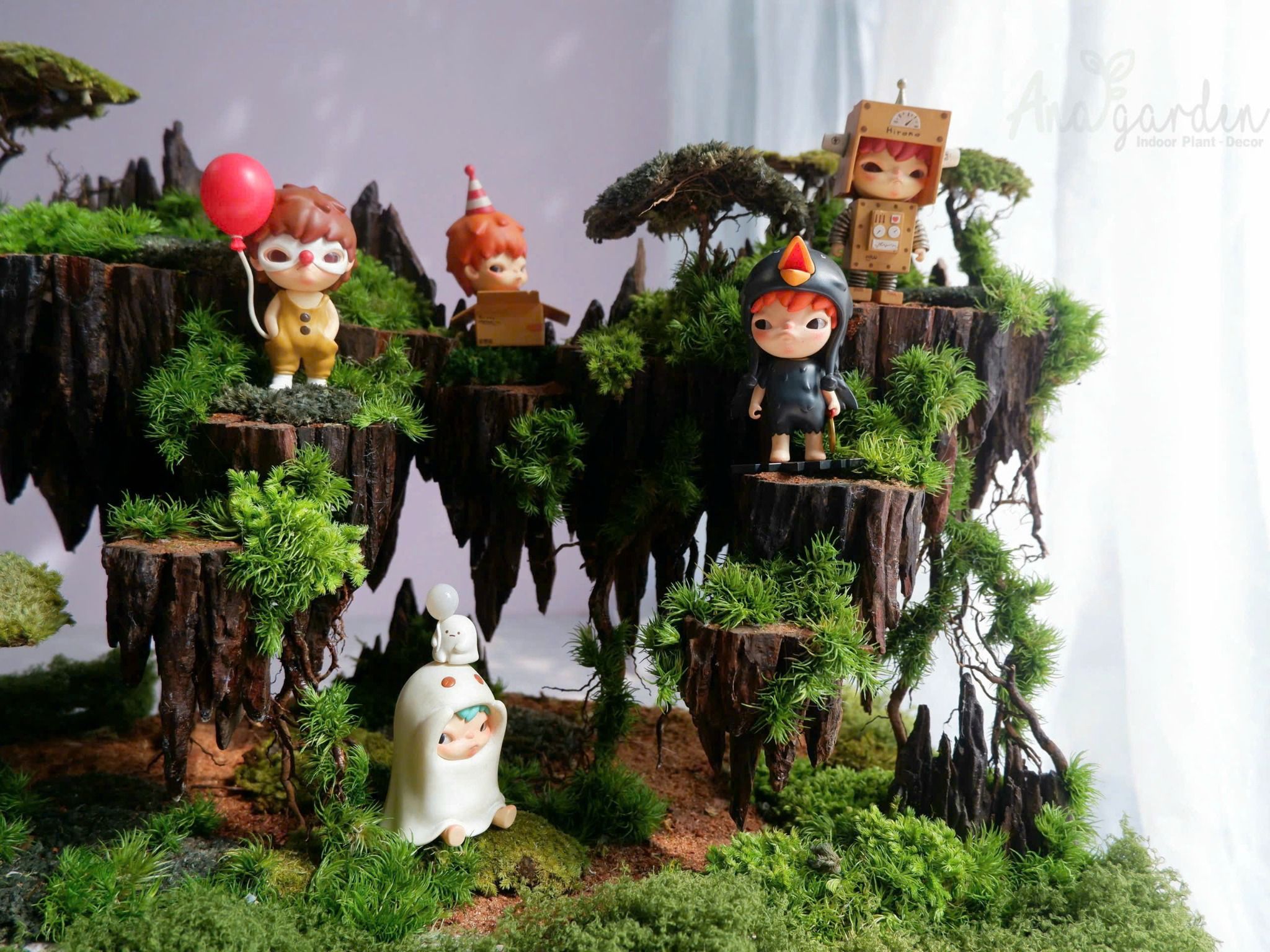  Tiểu cảnh rêu trang trí nội thất 03 