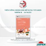  Viên uống bổ sung Vitamin B Seedcom 30 ngày Nhật Bản 