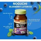  Viên uống bổ mắt Noguchi Blueberry & Lutein EX 60V 