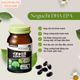  Viên uống bổ não DHA-EPA Ginkgo Noguchi 60 viên, tăng cường trí nhớ 