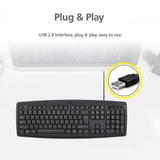  Bàn phím có dây MicroPack OFFICE LITE K203 