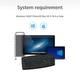 Bàn phím có dây MicroPack OFFICE LITE K203 