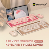  Bộ bàn phím chuột không dây MicroPack Lifestyle KM-238W 