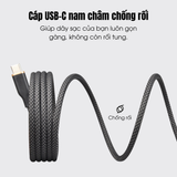  Dây cáp sạc Mazer C to C 240W InfiniteLINK Cobra Magnetic (1m) 