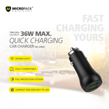  Củ sạc Ôtô MicroPack POWER MOTOR LITE 2 MCC-236QC 