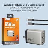  Củ sạc kèm cổng truyền dữ liệu MicroPack HDMI 4k60Hz MWC-265H 
