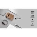  Bộ chuyển đổi du lịch PD100W Mazer GaN Infinite IFTravel380 