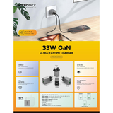  Củ sạc MicroPack 33W MWC-233PD 