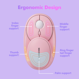  Chuột Bluetooth Silent MicroPack SPEED GLASS MP-720C 