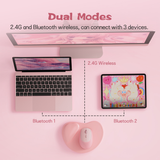 Chuột không dây MicroPack Soft Silicone Lifestyle MS-201W 