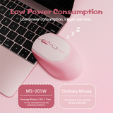  Chuột không dây MicroPack Soft Silicone Lifestyle MS-201W 