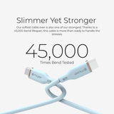  Dây Cáp MAZER Infinite.LINK 3 PD60W USB-C to USB-C 2M cable (Flex, Silicone) (2m) 