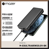  Pin sạc dự phòng MAZER M-EGULTRA65W20.0-BK 20000mAh 