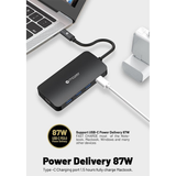  Bộ Chuyển Đổi Mazer USB-C 8-in-1 HUB To HDMI 4Kx2 