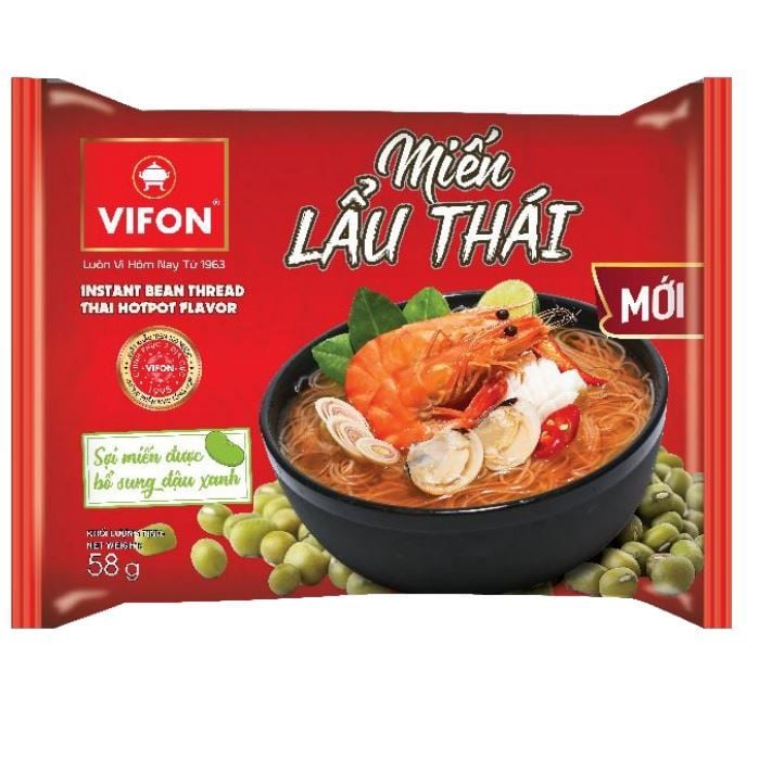 Miến Lẩu Thái Vifon 58g (Gói)