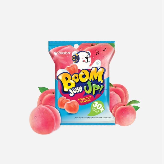 Kẹo Dẻo Boom Vị Đào 25g (Gói)