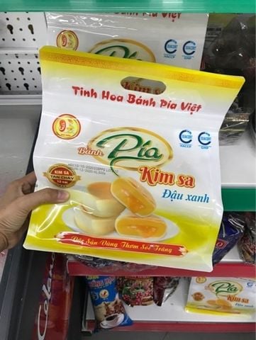  BÁNH PÍA KIMSA ĐẬU XANH TÚI MỚI 200G (Cây) 