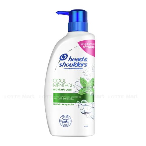  Dầu gội Head & Shoulders bạc hà làm sạch gàu 625ML 
