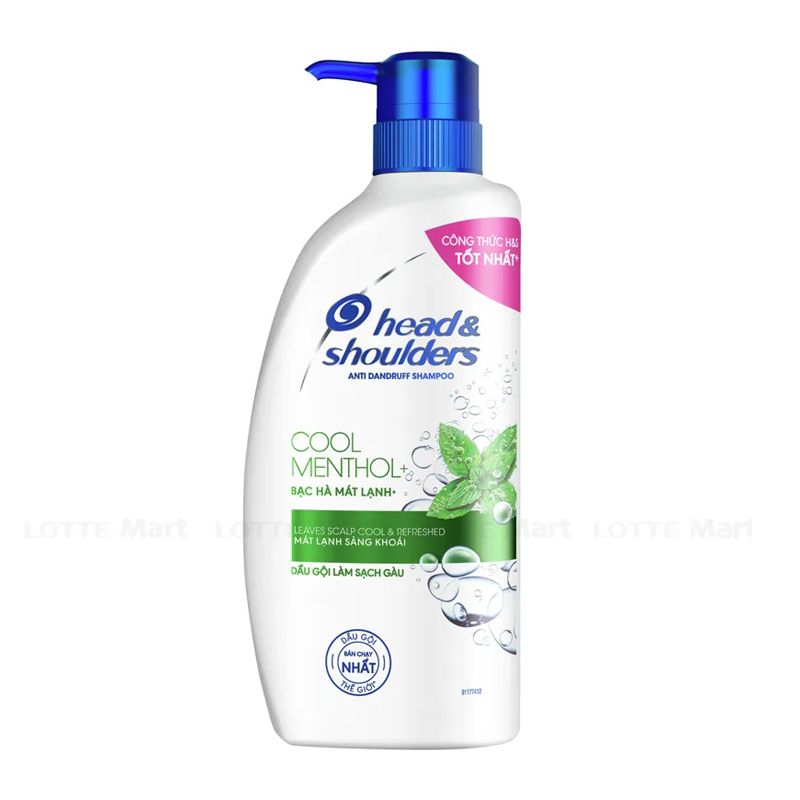 Dầu gội Head & Shoulders bạc hà làm sạch gàu 625ML