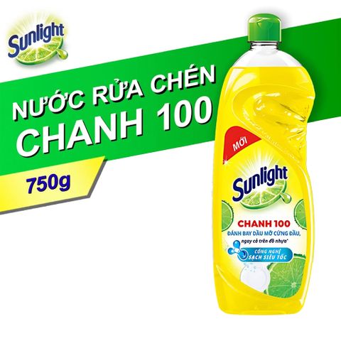  Nước rửa chén Sunlight Chanh 750G 