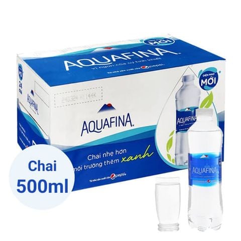  Nước suối Aquafina thùng 24 chai 