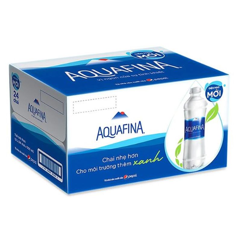 Nước suối Aquafina thùng 24 chai