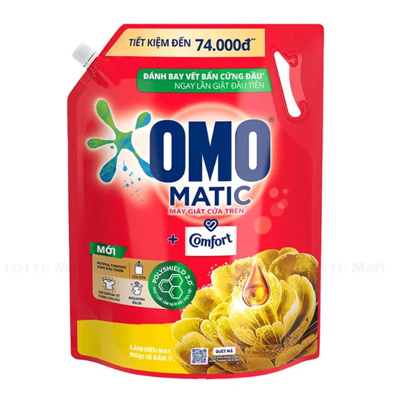Nước giặt OMO Comfort Tinh dầu thơm