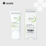 Kem dưỡng ẩm cho da nhờn mụn, nhạy cảm Bioderma Sébium Sensitive 30ml (màu xanh) 