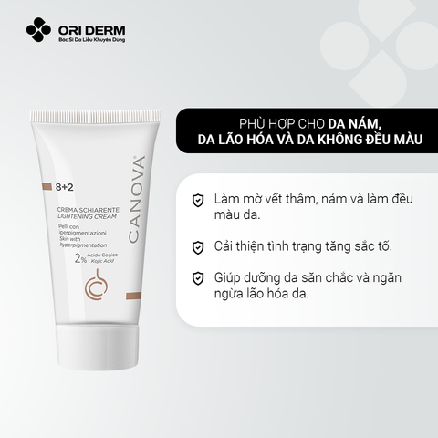  Kem dưỡng sáng da mờ nám Canova Lightening Cream 50ml 