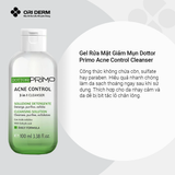  Gel Rửa Mặt Giảm Mụn Dottor Primo Acne Control Cleanser 100ml 