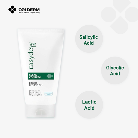  Gel Tẩy Tế Bào Chết Easydew Ex Clean Control Bright Peeling Gel 120ml 