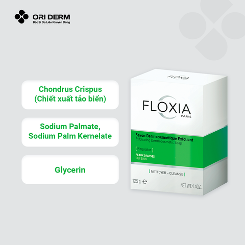  Xà phòng tắm và tẩy da chết Floxia Exfoliating Soap 125g 