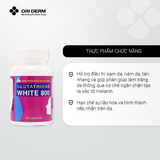 Viên uống trắng da mờ thâm Glutathione White 800 hộp 60 viên 