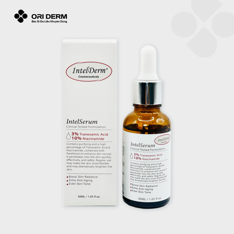  Serum sáng da, mờ thâm nám IntelDerm Tranexamic 3% Niacinamide 10% 