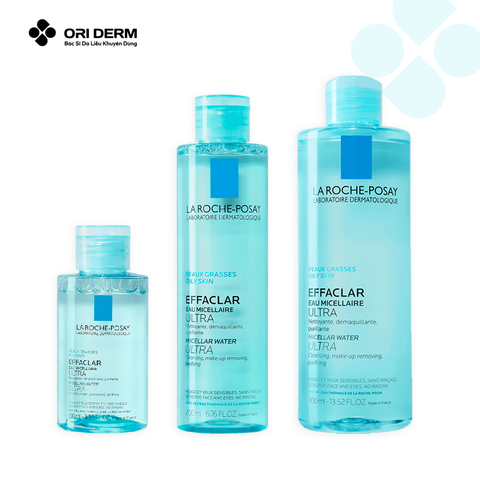  Nước tẩy trang cho da dầu mụn nhạy cảm Laroche Posay 