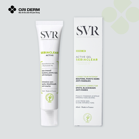 Kem giảm mụn mờ thâm SVR Sebiaclear Active 40ml 